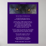 TWO WOLVES CHEROKEE TALE Art Poster