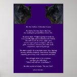 TWO WOLVES CHEROKEE TALE Native American Poster