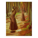 Two Women by Vincent van Gogh Post Cards