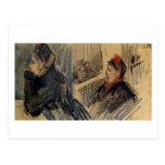 Two Women in a Balcony Box, Vincent van Gogh Post Card