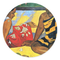 Two Women Of Tahiti (What'S New Parau Api) Sticker