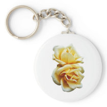 Two Yellow Roses Key Chains