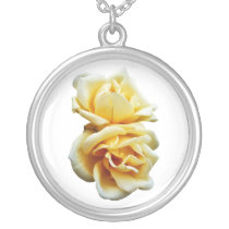 Two Yellow Roses Necklaces