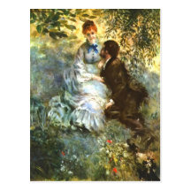 Twosome by Pierre Renoir Post Card