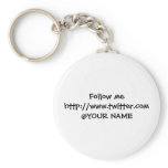 Twosse name tag keychains