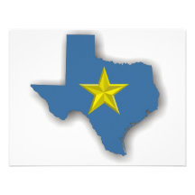 TX - A Blue State! Custom Invitations