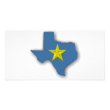 TX - A Blue State! Customized Photo Card