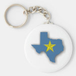 TX - A Blue State! Keychain