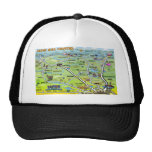 TX Hill Country Cartoon Map Hat