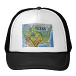 TX USA Map Mesh Hats