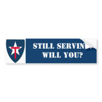 TXSG Still Serving!Will You? Bumper Sticker