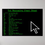 Txt Messaging Cheat Sheet posters