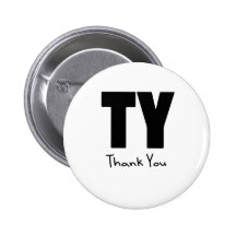 TY Thank You Pin