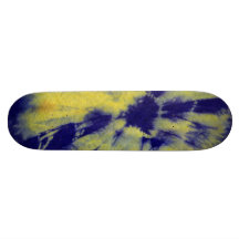 Tye Dye Composition #11 by Michael Moffa Skateboard