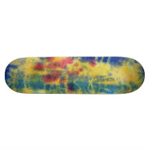 Tye Dye Composition #5 by Michael Moffa Skate Boards