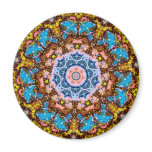 tye dye mushrooms 4 magnets