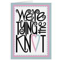 Tying the Knot Card