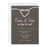 Tying the Knot Engagement Party -pink Invite