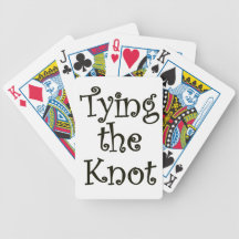 Tying the knot poker deck
