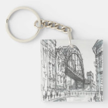 Tyne Bridge Keychain/Keyring