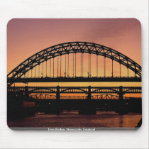 Tyne Bridge, Newcastle, England Mousepads