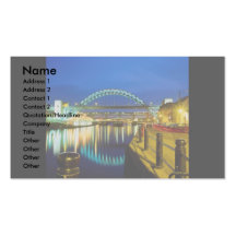 Tyne Bridge, Newcastle-Upon-Tyne, England Business Cards