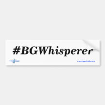 Type1Rider #BGWhisperer Bumper Sticker