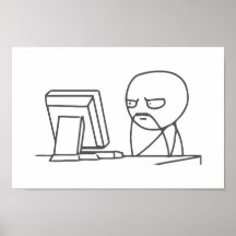 Type Meme - affiche d'ordinateur