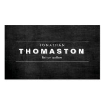 TYPE VINTAGE d'OMBRE sur le carte de visite en boi