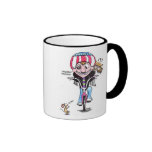 Types de cycliste heureux de Harry et de gnôle ! Tasse À Café
