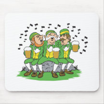 Types irlandais chanteurs tapis de souris