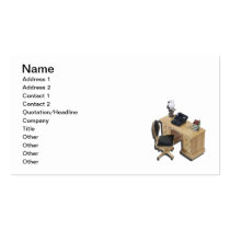 Typewriter Books Desk business cards