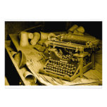 typewriter invitation