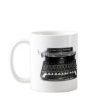 Typewriter Write here,Write now. Writer cup Coffee Mugs