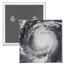 Typhoon Maemi in the Western Pacific Ocean Pinback Button