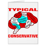 Typical Conservative Brain cards