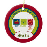 Typical Day for my Akita | Ornament