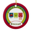 Typical Day for my Basset | Ornament