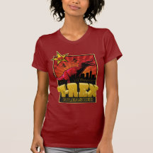 Tyrannosaurus Rex Dinosaur 2009  Invasion Tshirts