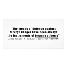Tyranny at Home by James Madison Photo Cards