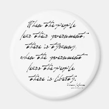 Tyranny is... refrigerator magnet