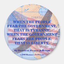 TYRANNY VS. LIBERTY MAGNET