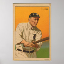 Tyrus Raymond Cobb, Detroit Tigers Affiche