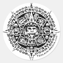 Tzolkin Sunstone Logo Sticker
