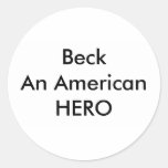 !!! U Create Beck An American HERO Stickers