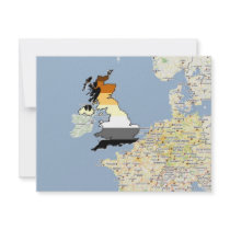 U.K. Bear Pride Personalized Invitations