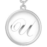 U Monogram Pendant