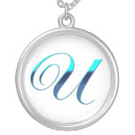 U Monogram Pendant