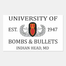U of B&B Indian Head Sticker