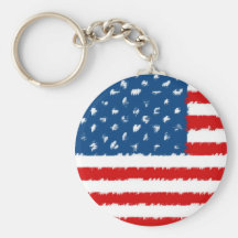 U.S.A. Flag Keychains